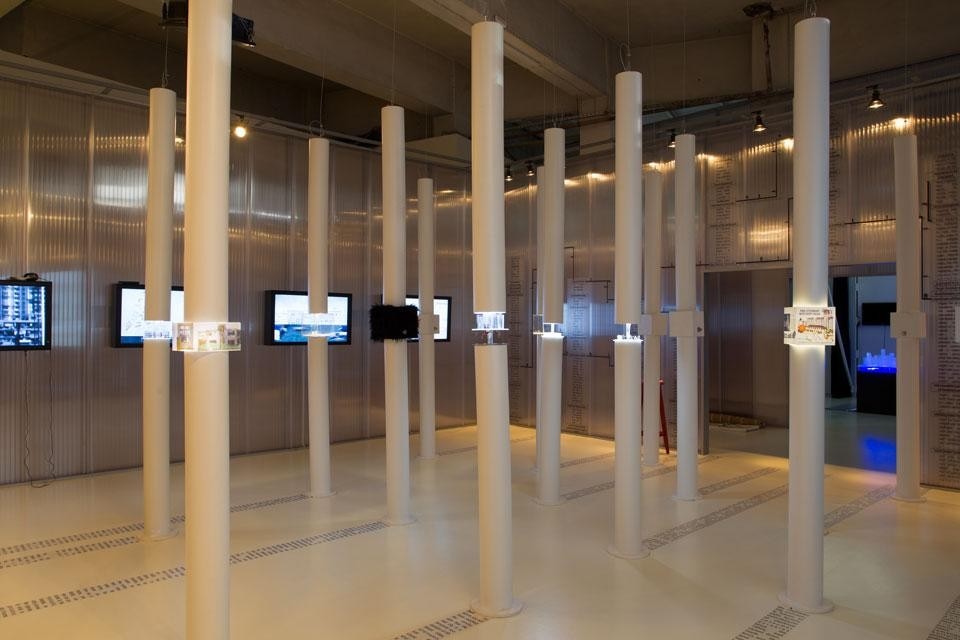 Exhibition
opening
of
the
Audi
Urban
Future
Award
2012
in
Istanbul.
Exhibition:
CRIT
(Mumbai,
India). Photo © Audi Urban Future Initiative