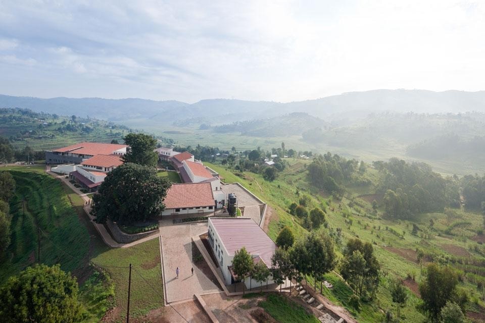 Top: Jeanne van Heeswijk: 2Up2Down’s headquarters, where a new bakery will be run by the Home Baked cooperative, 2011. Photo by Liverpool Biennial. Above: MASS Design: The Butaro Hospital in Rwanda’s Burera District has 140 beds and serves 400,000 people. Photo by Iwan Baan