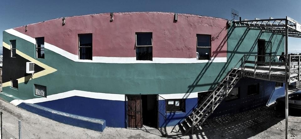 ITN architects, <em>Indlovu Centre</em>, civic building in Monwabisi Park, an informal settlement on the outskirts of Cape Town