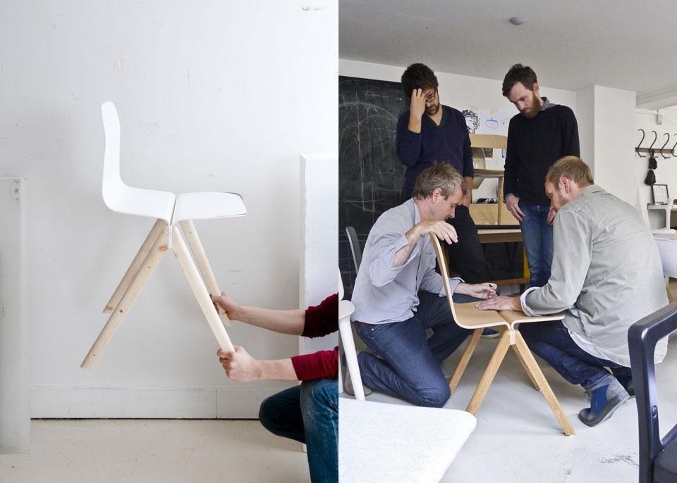 Studio Bouroullec, <em>A-Collection</em> — chair, bench and table — for Danish furniture manufacturer Hay