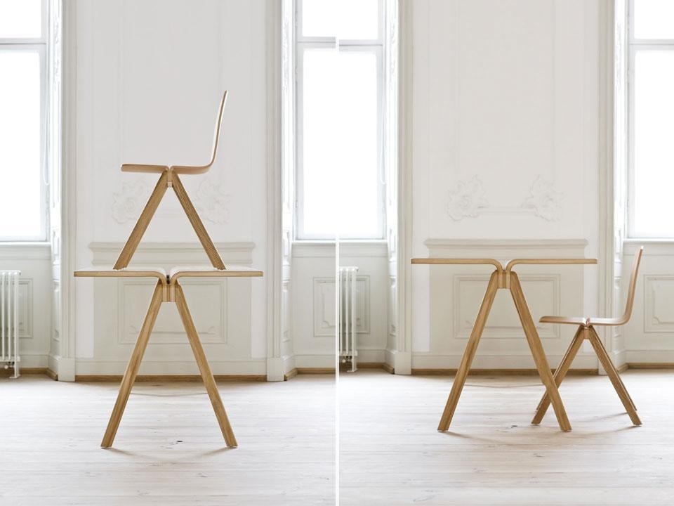 Studio Bouroullec, <em>A-Collection</em> — chair, bench and table — for Danish furniture manufacturer Hay