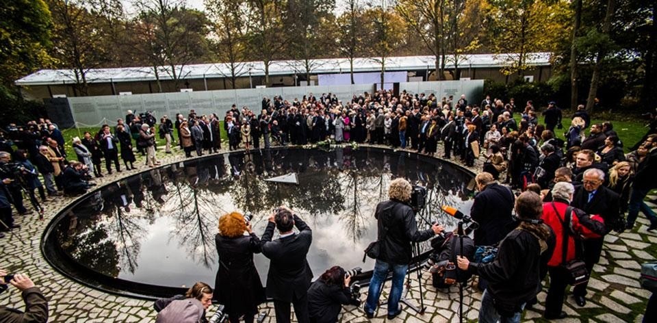 Memorial to the Sinti and Roma of Europe Murdered under the National Socialist Regime by Dani Karavan, opened in Berlin. Photo Marko Priske