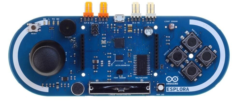 The new Arduino Esplora (front) The new Arduino Esplora (front)