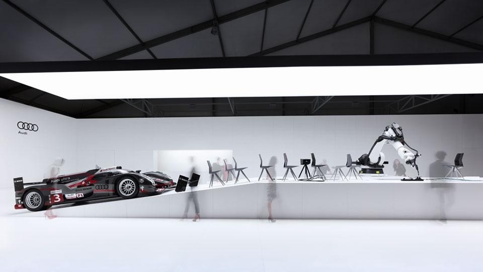 Kram/Weisshaar, R18 Ultra Chair exhibition at Design Miami/ 2012. Photo by Tom Vack