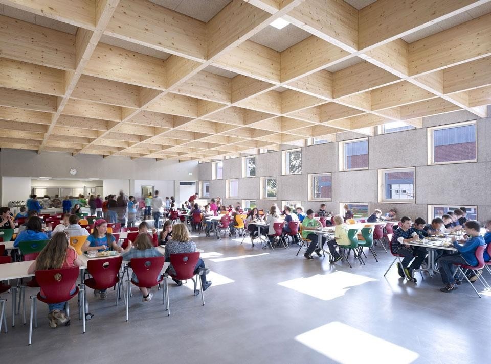 SpreierTrenner Architekten, Salmtal Secondary School Canteen, Salmtal, Germany 2012