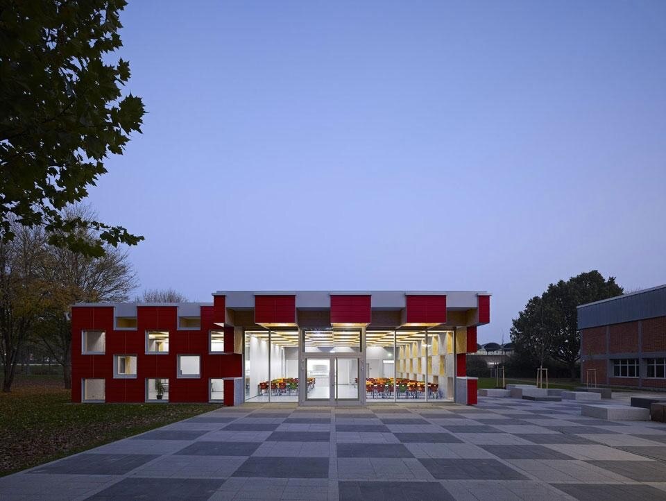 SpreierTrenner Architekten, Salmtal Secondary School Canteen, Salmtal, Germany 2012