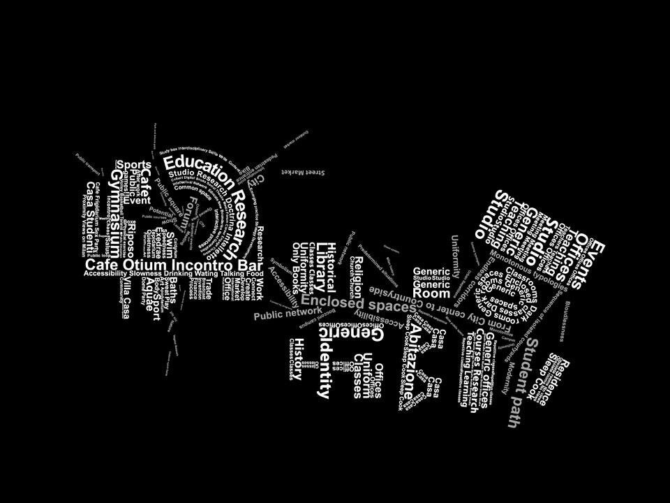 OMA, proposal for Bocconi University campus extension, Milan, Italy 2012. Program diagram