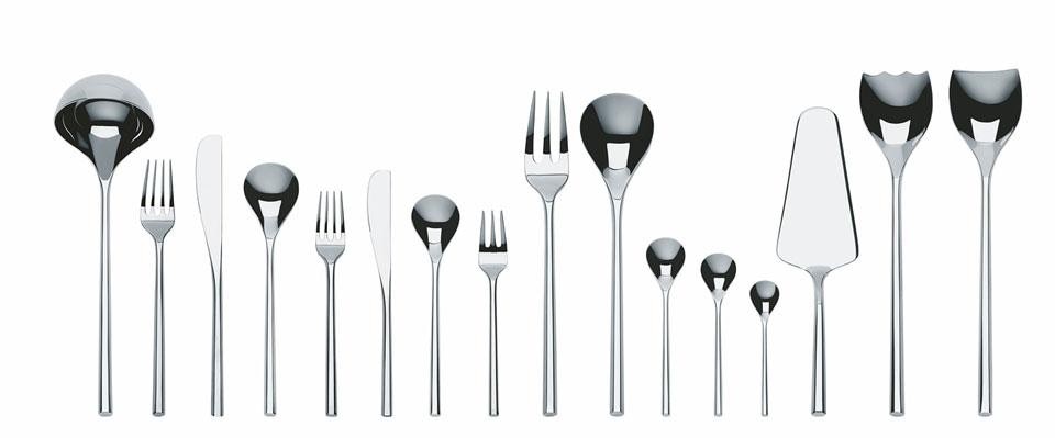 Toyo Ito, <em>MU</em> cutlery set for Alessi. Photo Elena Datrino