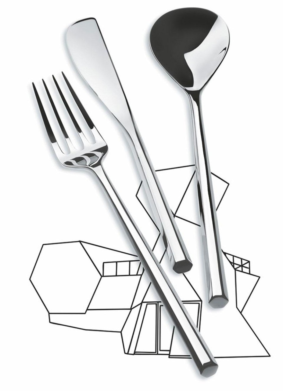 Toyo Ito, <em>MU</em> cutlery set for Alessi
