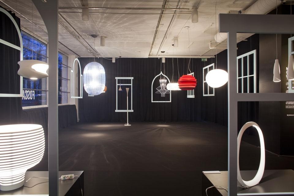Luca Nichetto, <i>Magic Windows</i> installation for Foscarini, during the 2013 Stockholm Design Week