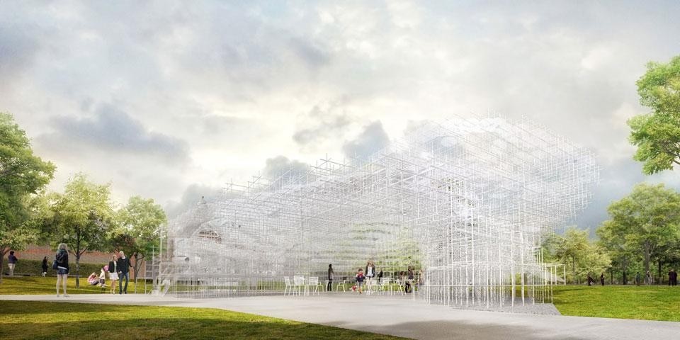 Top and above: Sou Fujimoto, Serpentine Gallery Pavilion 2013, indicative CGI. © Sou Fujimoto Architects