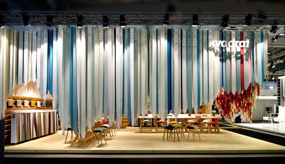 Raw Edges, <em>The Picnic</em> installation for Kvadrat, Stockholm Furniture Fair 2013