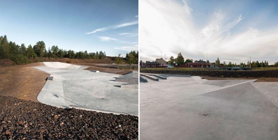 42 Architects, Hyttgårdsparken skatepark, Falun, Sweden 2012