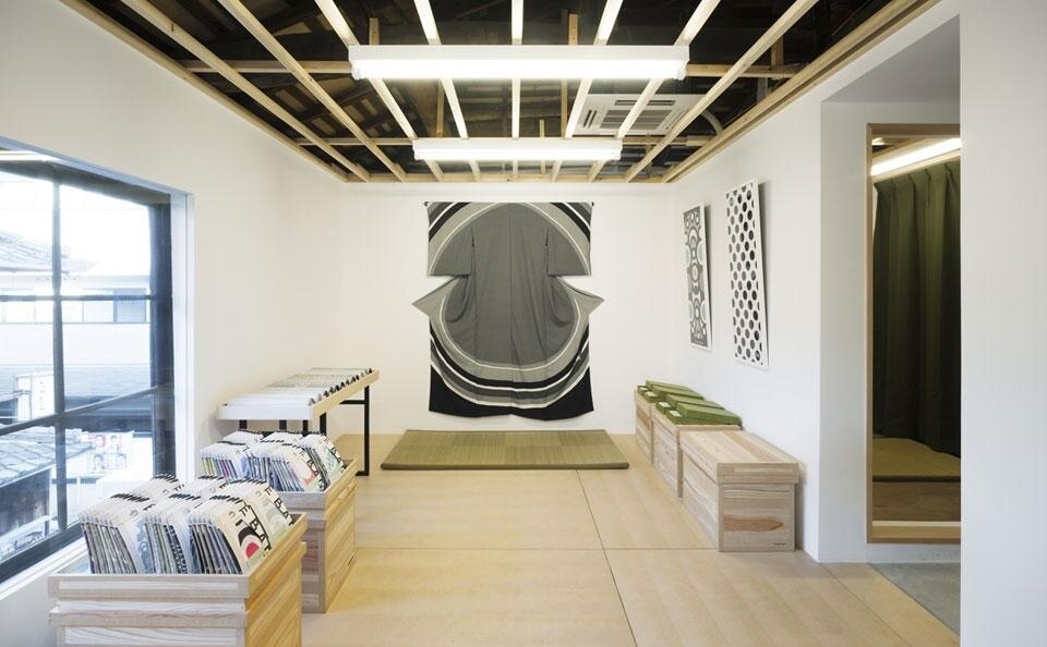 Yusuke Seki, Otsuka Gofukuten kimono store, Kyoto, Japan 2013