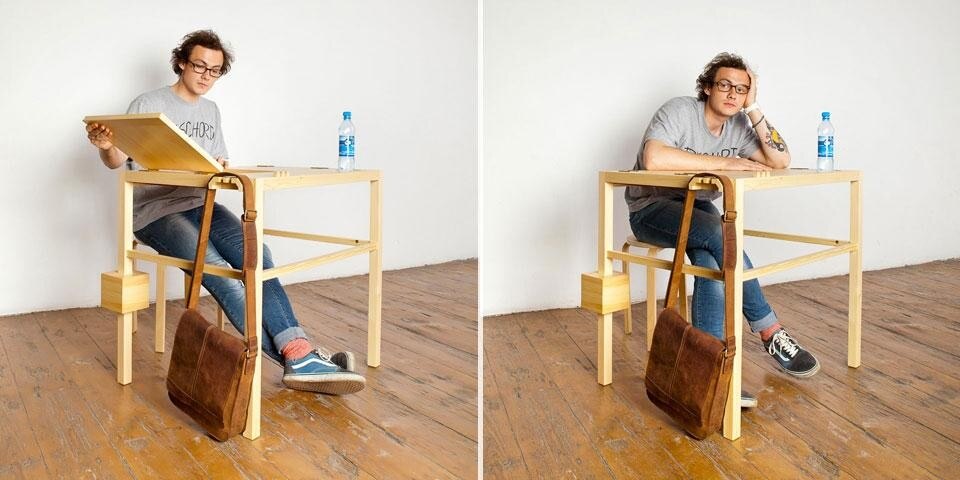 Top and above: Yaroslav Misonzhnikov, <em>Zevaka</em> desk Top and above: Yaroslav Misonzhnikov, <em>Zevaka</em> desk