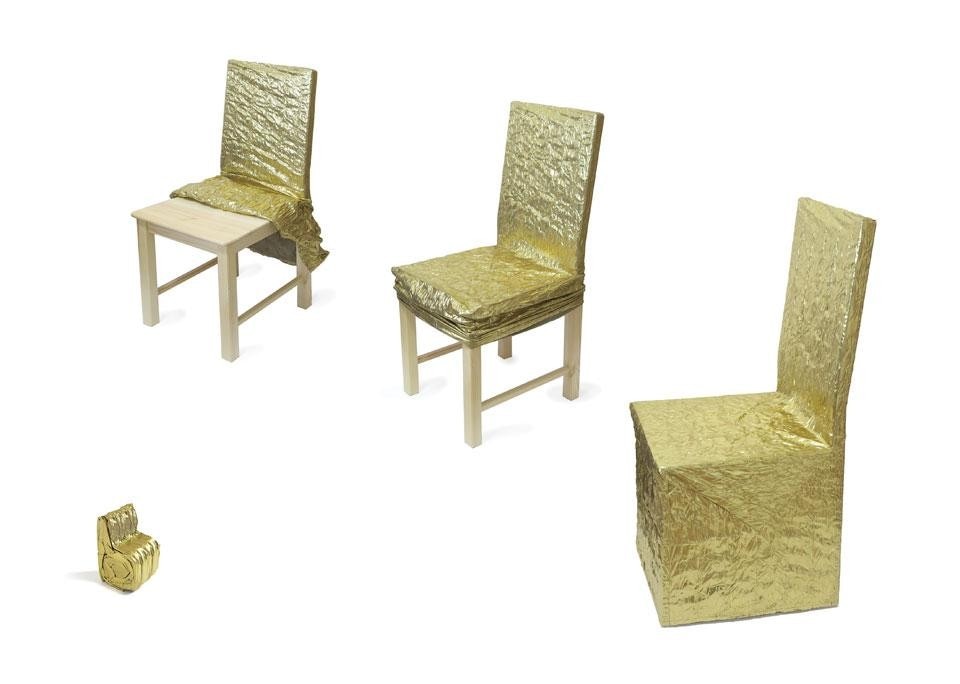 HAF by Hafsteinn Juliusson, Rui Pereira e Ryosuke Fukusada, <em>unZIP</em> chair cover, 2013