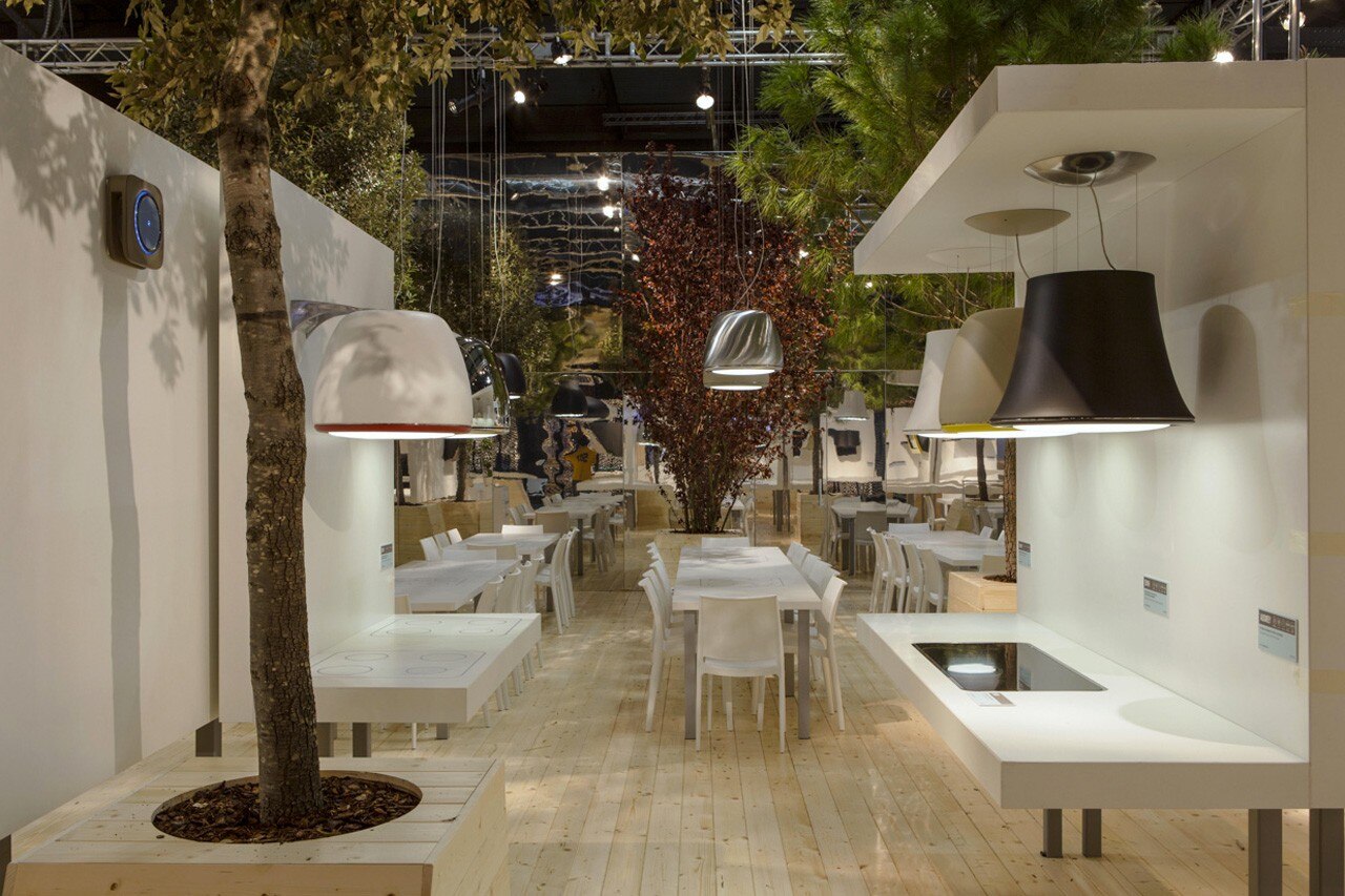 stARTT, stand per Elica, Salone del Mobile 2014