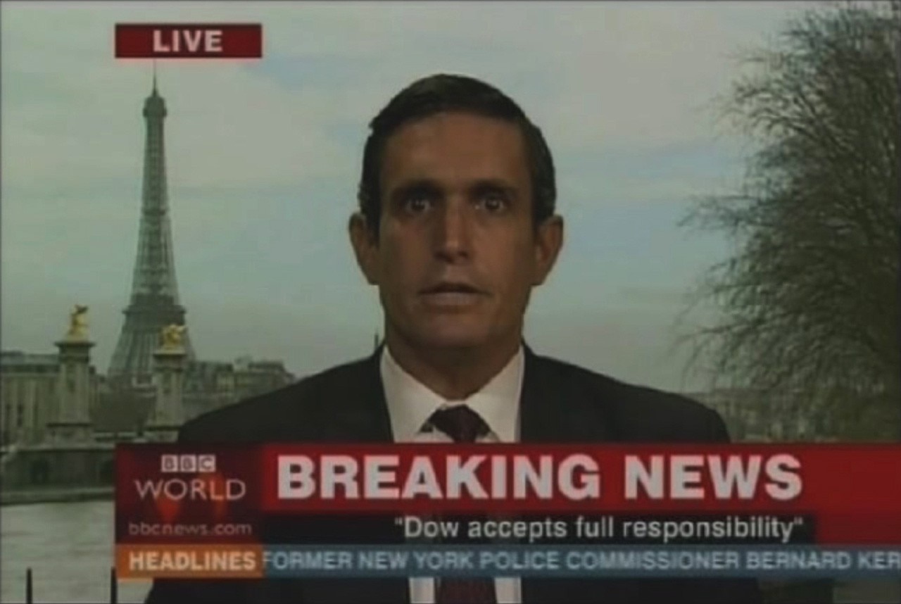 The Yes Men, Still from <i>The Yes Men Fix The World</i>, 2009