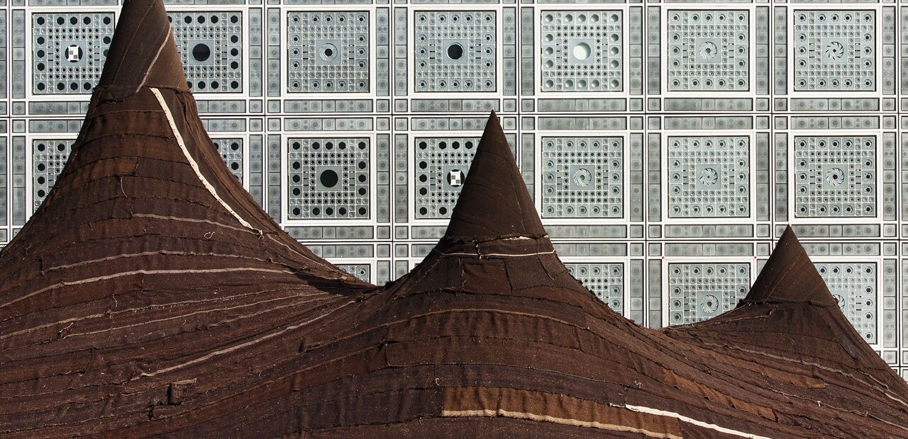 A giant tent in Paris
