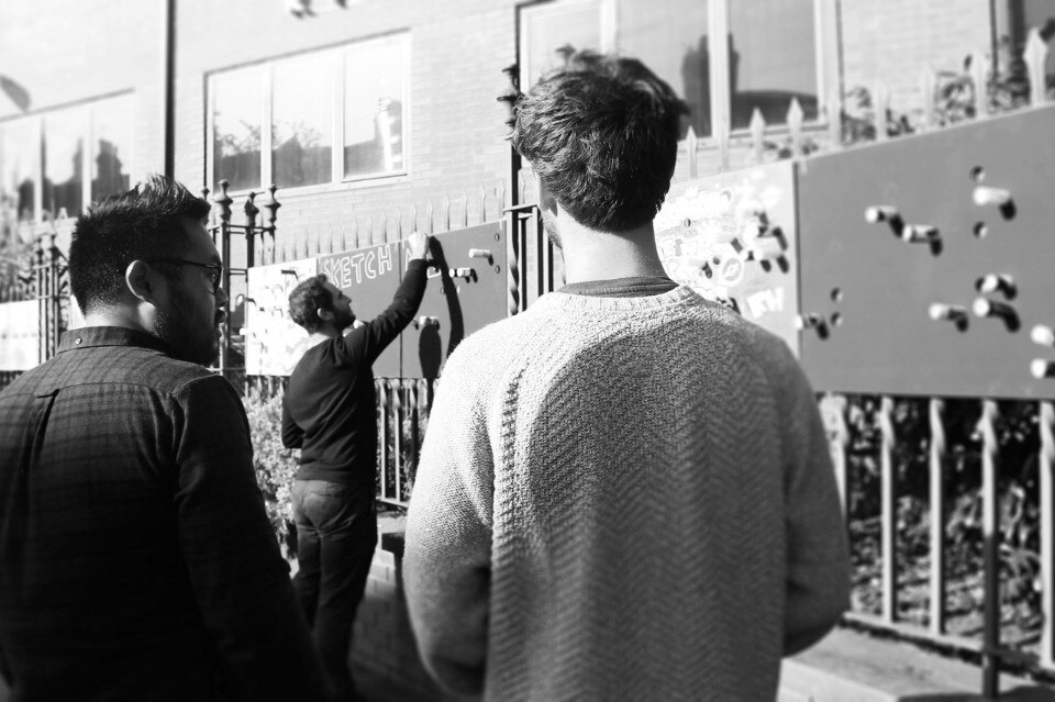 Aaron Bright and Emilio Koutsoftides, #RiversideMemories, Riverside Studios, Hammersmith, London