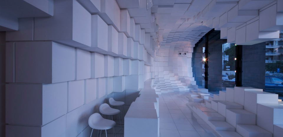 SOMA, Unilux Group lighting showroom, Beirut, Lebanon