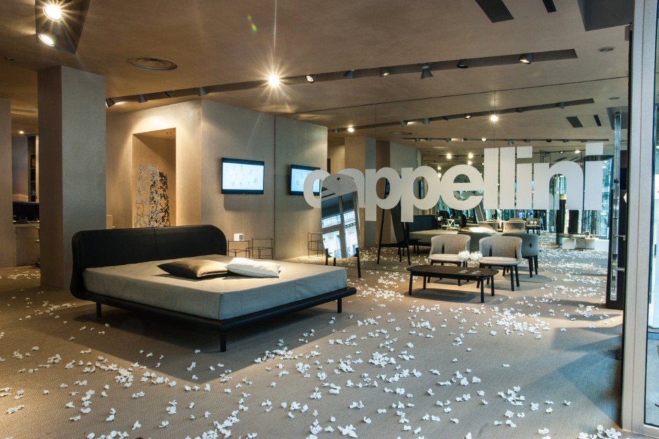 Installazione dedicata a Nendo, Showroom Cappellini, Parigi