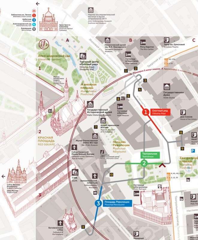 City ID, Wayfinding for Moscow City ID, Wayfinding for Moscow