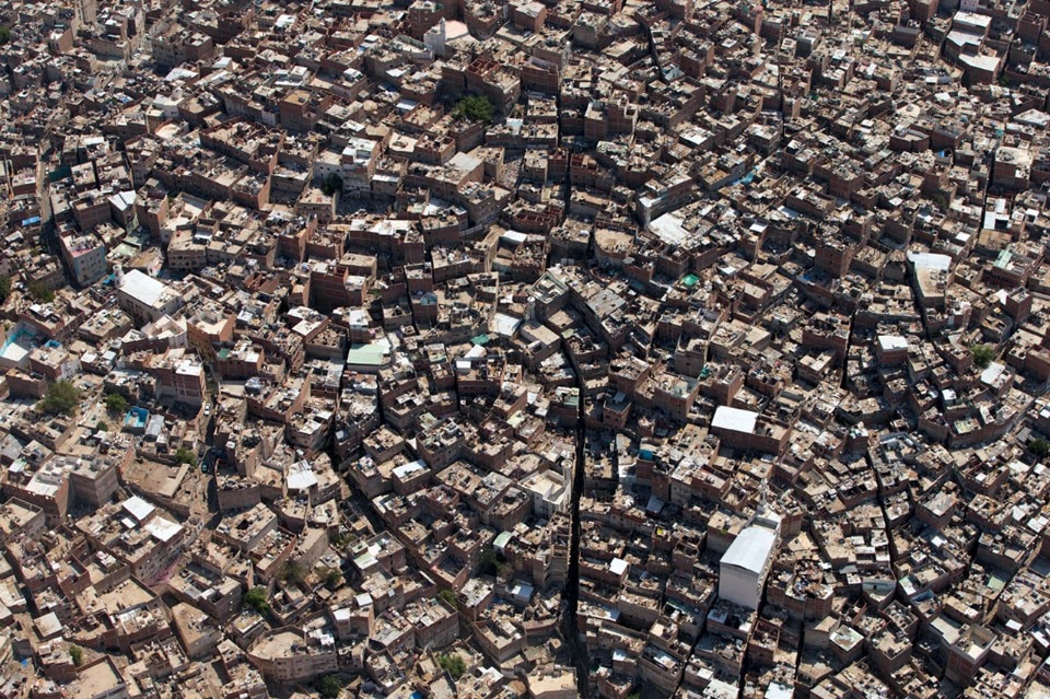 Ahmed Mater, <i>Al Mansur District</i>, 2012,140 x 200 cm. Courtesy the artist and Athr Gallery, Jeddah