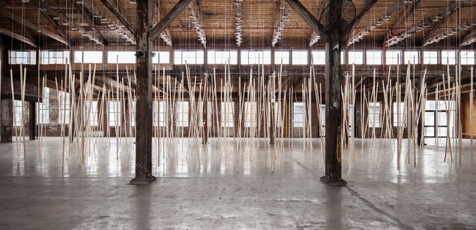 Zimoun, “[KE] 3”, exhibition view