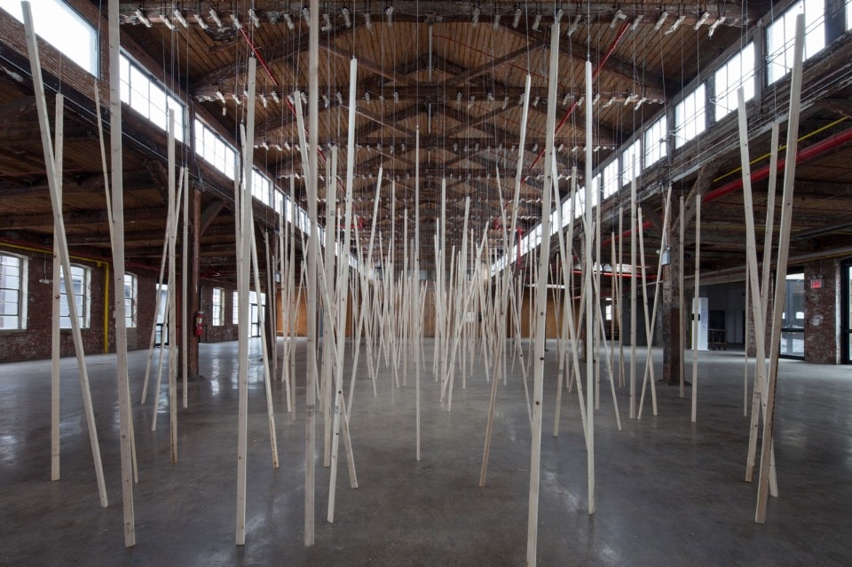 Zimoun, “[KE] 3”, exhibition view