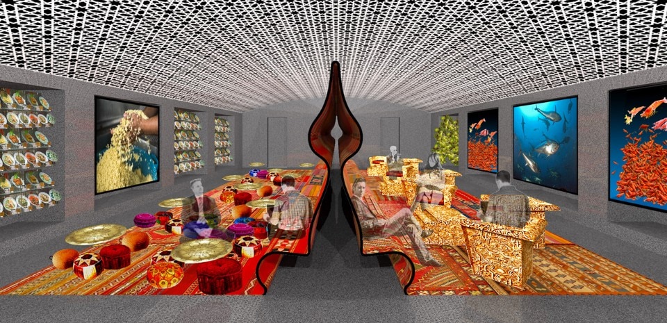 Studio De Ferrari Architetti e Buonomo Veglia, Padiglione Algerino, Cluster Bio Mediterrane, Expo Milano 2015