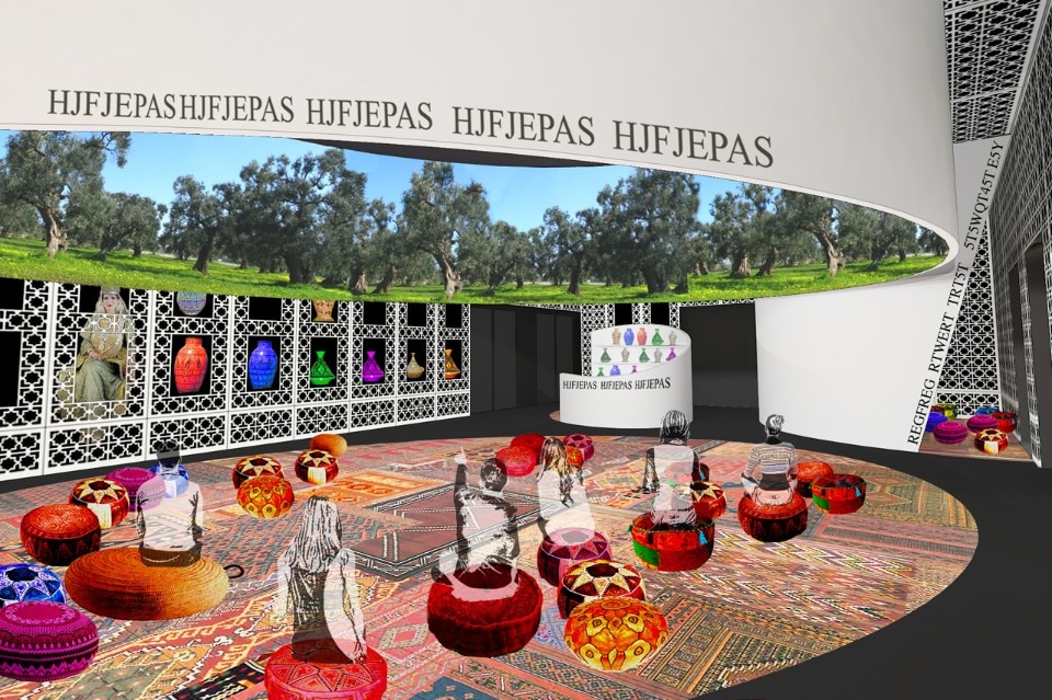 Studio De Ferrari Architetti e Buonomo Veglia, Padiglione Algerino, Cluster Bio Mediterrane, Expo Milano 2015