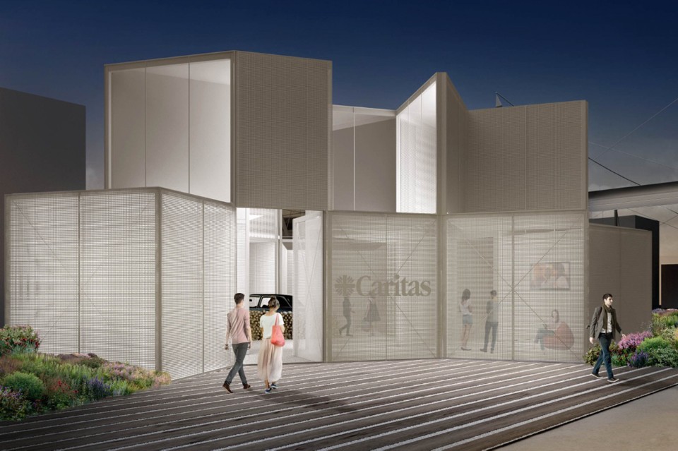 Piuarch, L’edicola, Padiglione Caritas, Expo Milano 2015