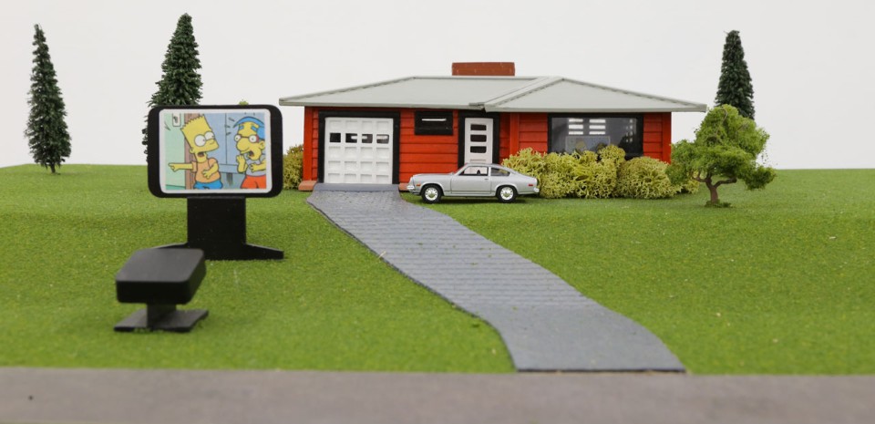 Dan Graham, <i>Video Projection outside Home</i>, Courtesy Galerie Micheline Szwajcer, Brussels