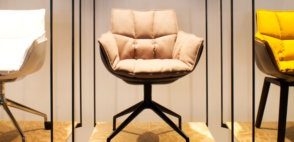 B&B Italia, vista dell'allestimento in via Durini, Milano