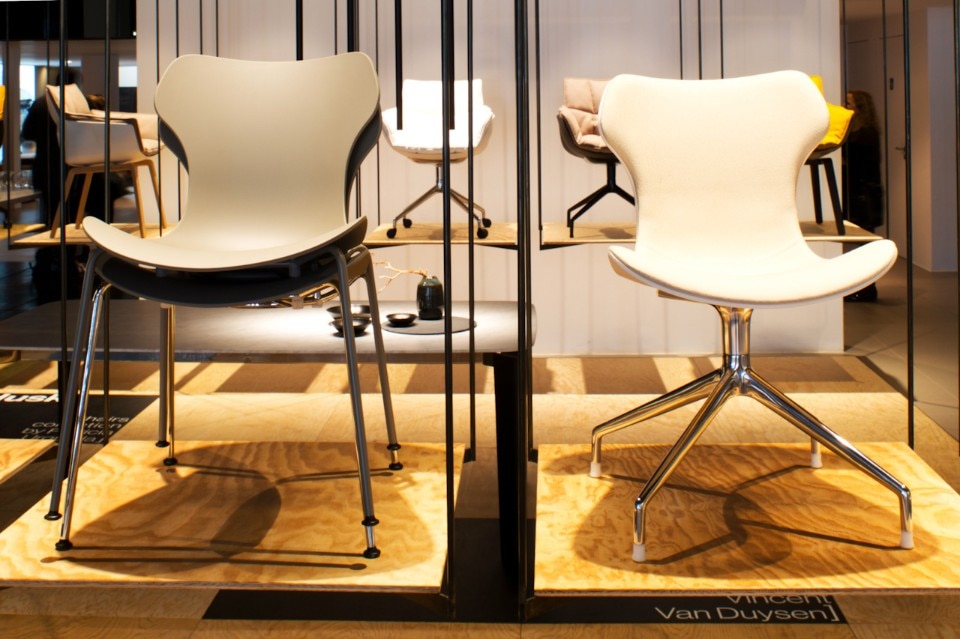 B&B Italia, vista dell'allestimento in via Durini, Milano