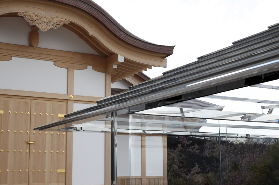 Tokujin Yoshioka, KOU-AN Glass-Tea House, Kyoto, Japan