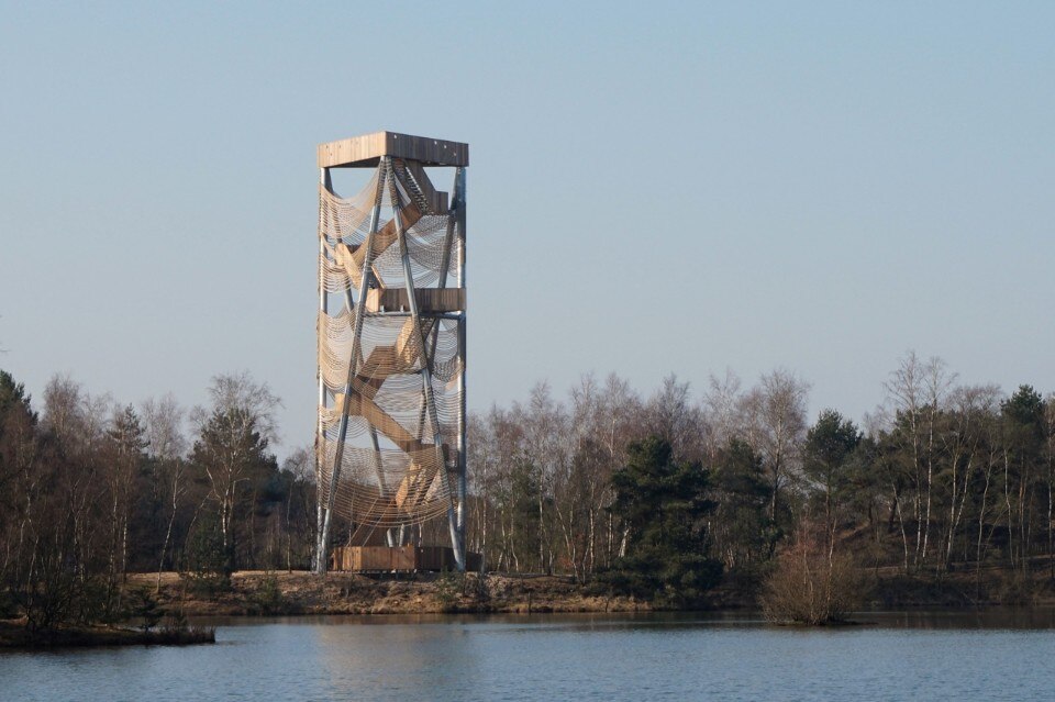 Ateliereen Architecten in co-operation with MaMu Architects, Viewing Tower Lommel, Lommel, Belgium