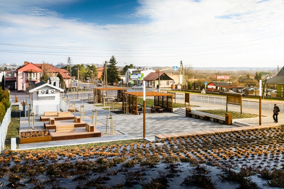 3XA, Public space in Gora Pulawska, Poland