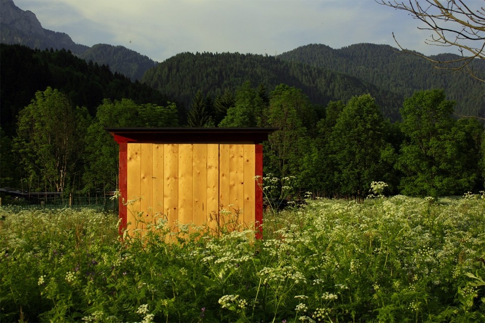 Massimiliano Dell’Olivo, Bienenhaus, Canale d’Agordo, Biella. Photo Massimiliano Dell’Olivo