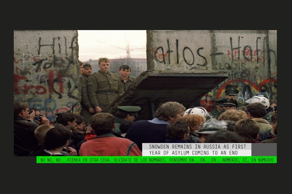 Lotty Rosenfeld, No, no fui feliz, video installation, Chile, 2015. Photo courtesy of the artist 