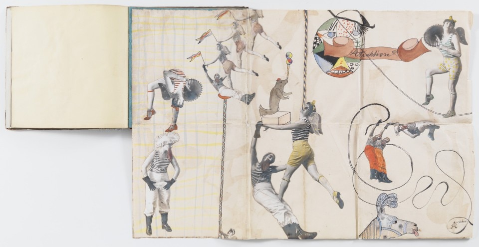 ringl + pit, <i>Spread from Ringlpitis</i>, 1931. Artist book with collage, 7 7/8 x 7 7/8! (20 x 20 cm). Estate of Horacio Coppola, Buenos Aires © 2015 Estate of Horacio Coppola