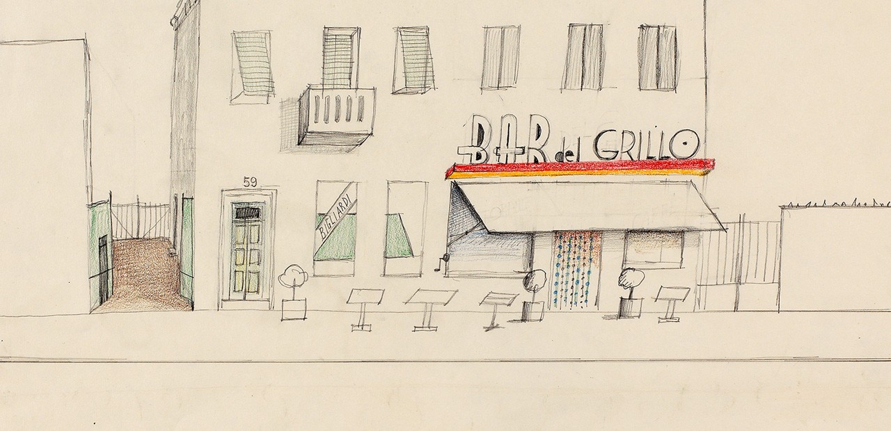 Saul Steinberg in Milan Domus