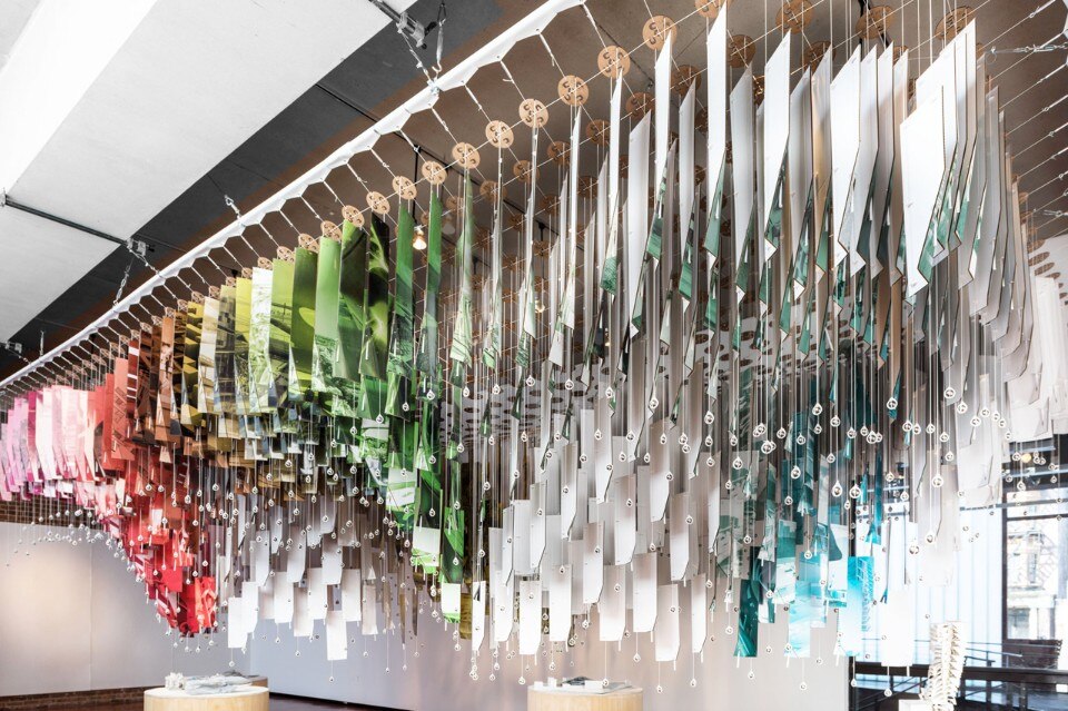 Pratt Institute’s Graduate Architecture & Urban Design exhibition. View of the installation