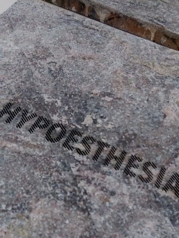 Matthieu Blanchard, work in progress. Photo © Frans Masereel Centrum 