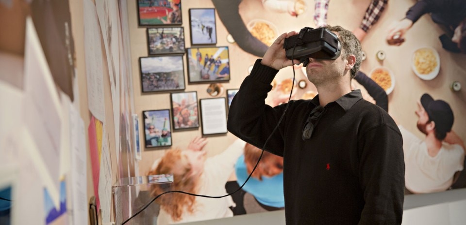 “World Architecture – Snøhetta”, view of the exhibition at the Danish Architecture Centre, Copenhagen