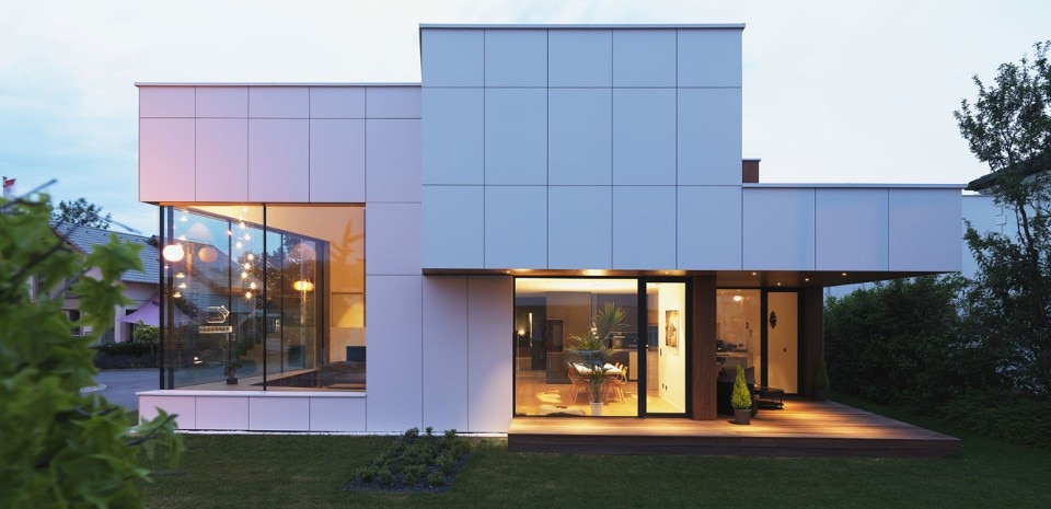 SoNo Arhitekti, Musterhaus Wienna, Fertighaus-Park Blaue Lagune, Wiener Neudorf, Austria