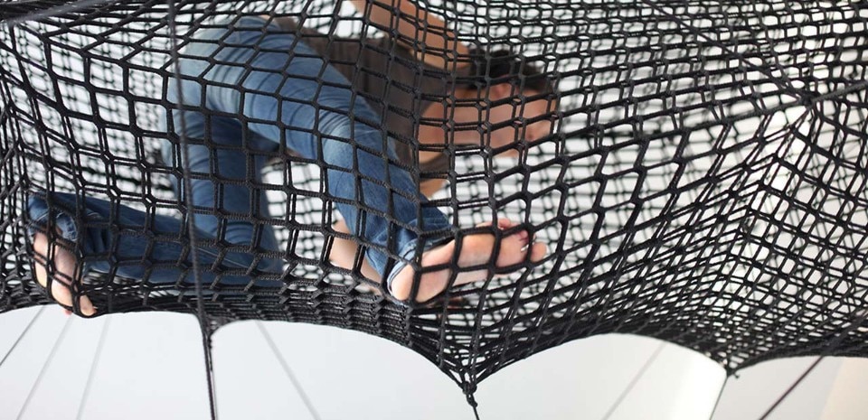 Numen / For Use, Tube Innsbruck. View of the installation at "aut. architektur und tirol"