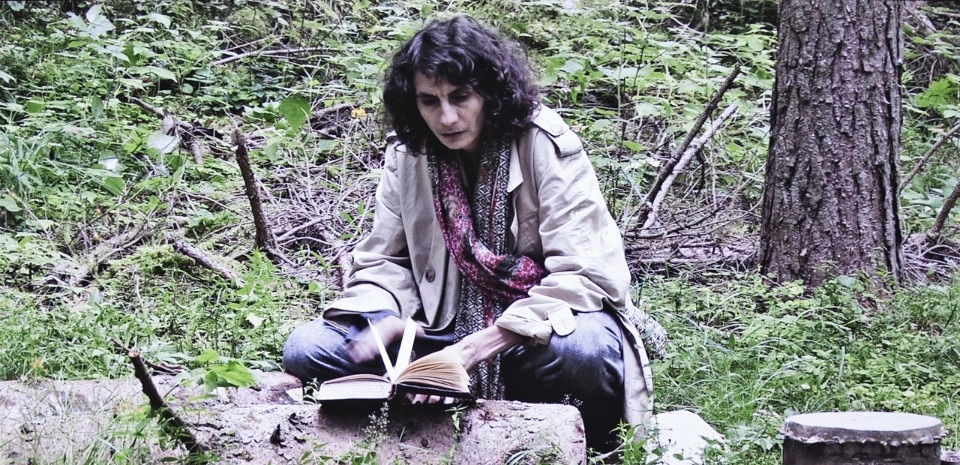 Ayreen Anastas and Rene Gabri, with Ben Morea, video still detail