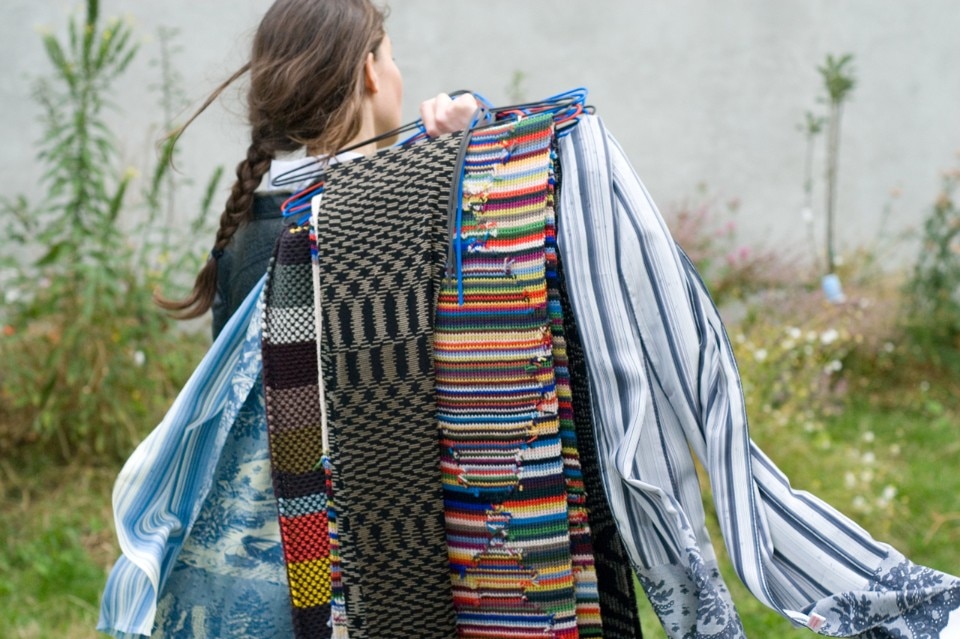 Chevalier Masson, Écharpes, Collection 2009-2010. © Lise Duclaux 